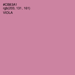 #CB83A1 - Viola Color Image