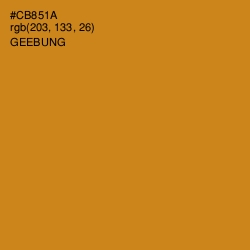 #CB851A - Geebung Color Image