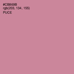 #CB869B - Puce Color Image