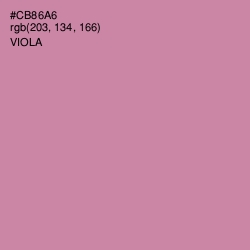 #CB86A6 - Viola Color Image