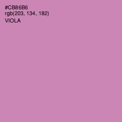 #CB86B6 - Viola Color Image