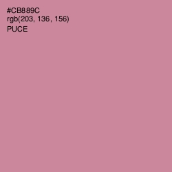 #CB889C - Puce Color Image