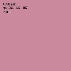 #CB899D - Puce Color Image