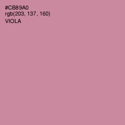 #CB89A0 - Viola Color Image