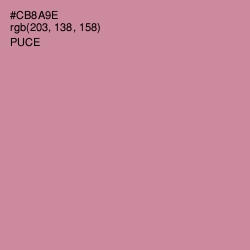 #CB8A9E - Puce Color Image
