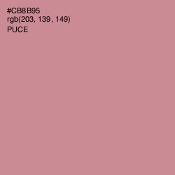 #CB8B95 - Puce Color Image
