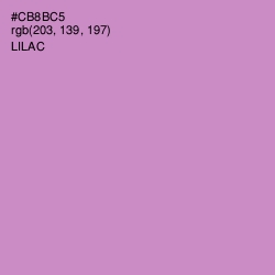 #CB8BC5 - Lilac Color Image