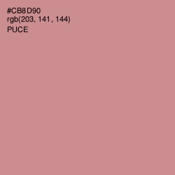 #CB8D90 - Puce Color Image