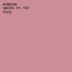 #CB8D98 - Puce Color Image