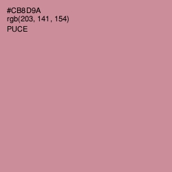 #CB8D9A - Puce Color Image