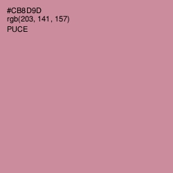 #CB8D9D - Puce Color Image