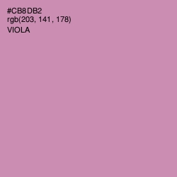 #CB8DB2 - Viola Color Image