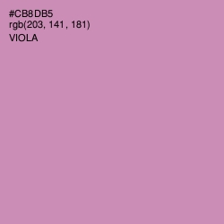 #CB8DB5 - Viola Color Image