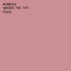 #CB8F93 - Puce Color Image