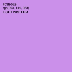 #CB90E9 - Light Wisteria Color Image