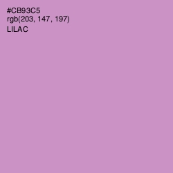 #CB93C5 - Lilac Color Image