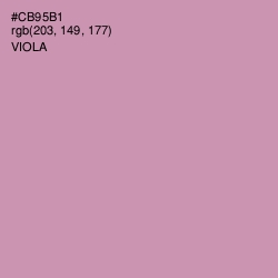 #CB95B1 - Viola Color Image