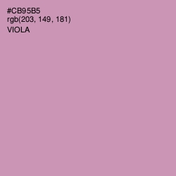 #CB95B5 - Viola Color Image