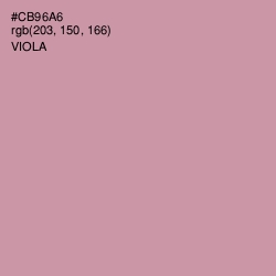 #CB96A6 - Viola Color Image