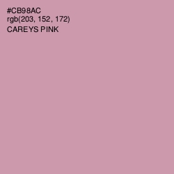 #CB98AC - Careys Pink Color Image