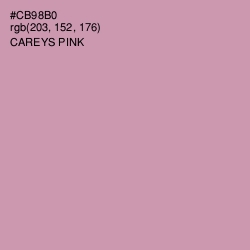 #CB98B0 - Careys Pink Color Image