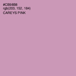 #CB98B8 - Careys Pink Color Image