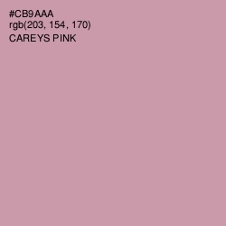 #CB9AAA - Careys Pink Color Image