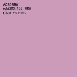 #CB9BB9 - Careys Pink Color Image