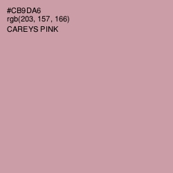 #CB9DA6 - Careys Pink Color Image