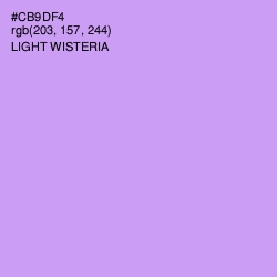 #CB9DF4 - Light Wisteria Color Image