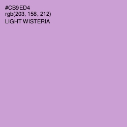 #CB9ED4 - Light Wisteria Color Image