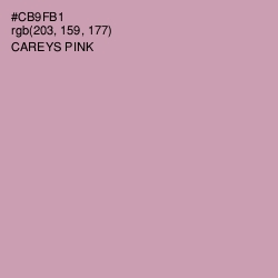 #CB9FB1 - Careys Pink Color Image