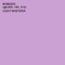 #CBA0D2 - Light Wisteria Color Image