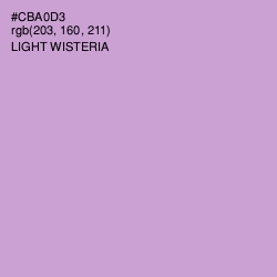 #CBA0D3 - Light Wisteria Color Image
