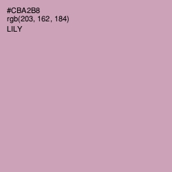 #CBA2B8 - Lily Color Image