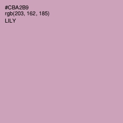 #CBA2B9 - Lily Color Image