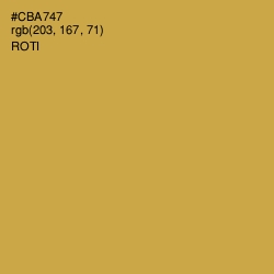 #CBA747 - Roti Color Image