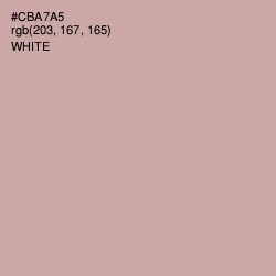 #CBA7A5 - Bison Hide Color Image