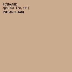 #CBAA8D - Indian Khaki Color Image