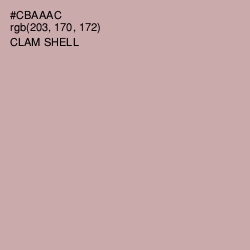 #CBAAAC - Clam Shell Color Image