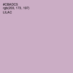 #CBADC5 - Lilac Color Image