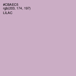 #CBAEC5 - Lilac Color Image