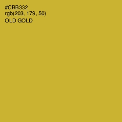 #CBB332 - Old Gold Color Image