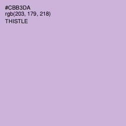 #CBB3DA - Thistle Color Image