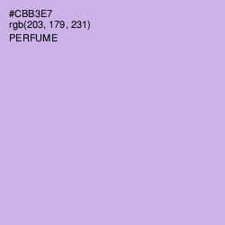 #CBB3E7 - Perfume Color Image