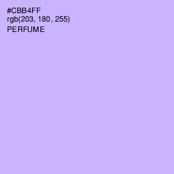 #CBB4FF - Perfume Color Image