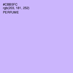#CBB5FC - Perfume Color Image