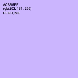 #CBB5FF - Perfume Color Image