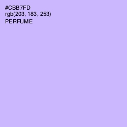 #CBB7FD - Perfume Color Image