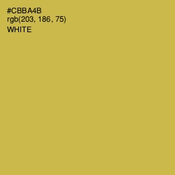 #CBBA4B - Turmeric Color Image